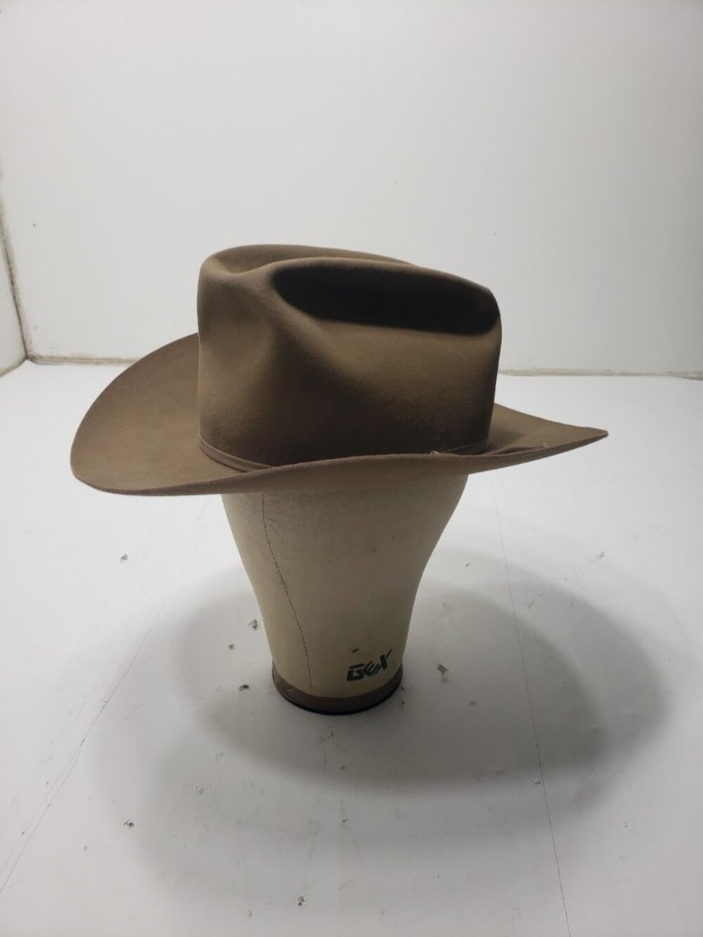 Vintage Resistol Fort Worth Canyon Felt Cowboy Hat 6 7/8 Western Tan XX
